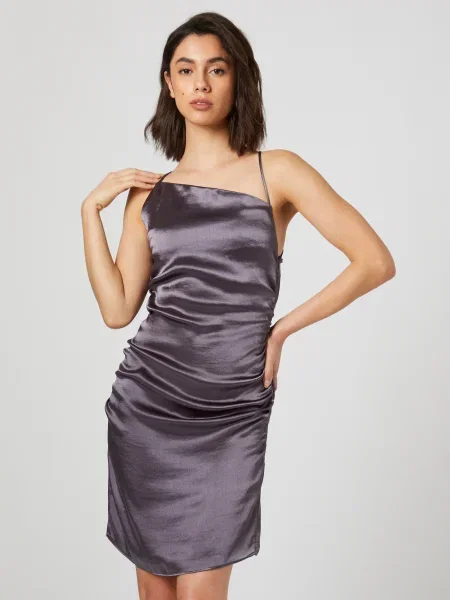 RÆRE by Lorena Rae Rochie de cocktail Tia taupe gri