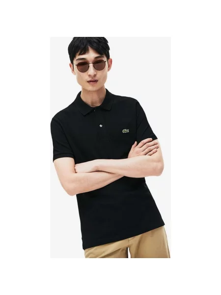 Koszulka polo z krótkim rękawem Lacoste Slim Fit w kolorze czarnym XS czarna