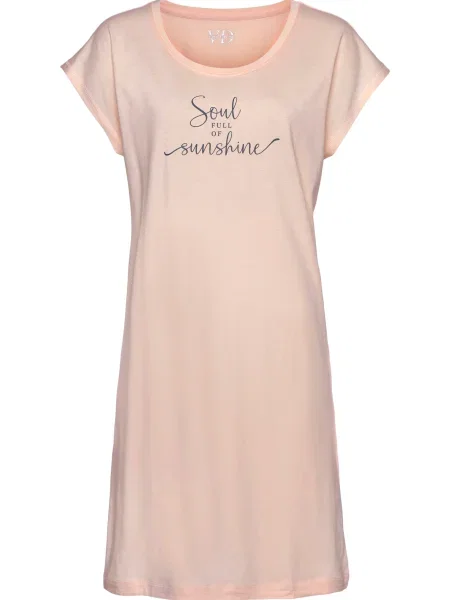 VENICE BEACH Spalna srajca mornarska / pastelno roza