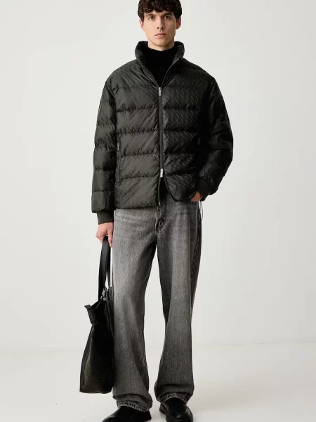 Armani Exchange geacă cu puf pentru bărbați verde