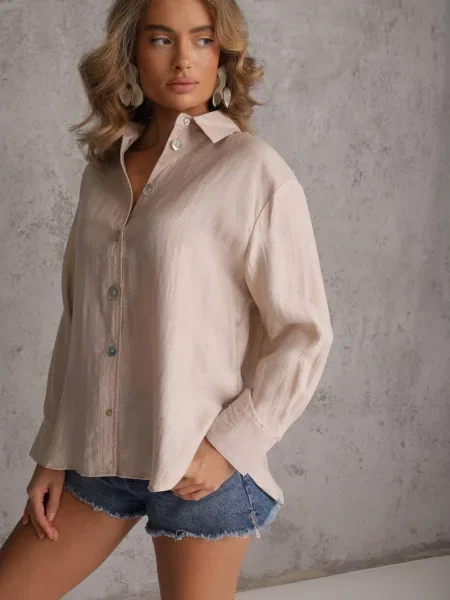 Cămașă Drenrya bej