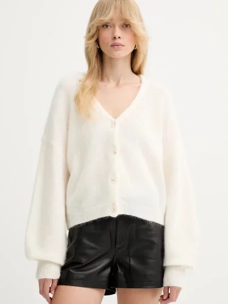 Gestuz cardigan din lână bej