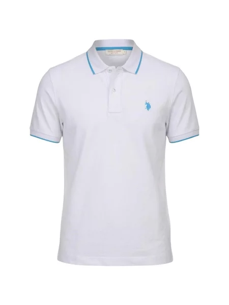 Tricou polo U.s. Polo Assn. alb