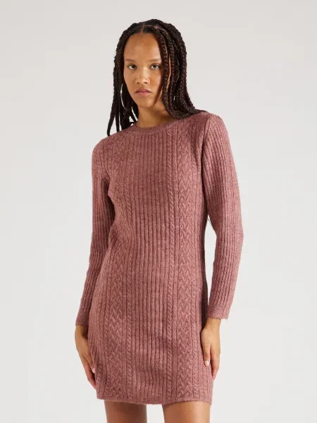 ABOUT YOU Rochie tricotat Daline maro roz