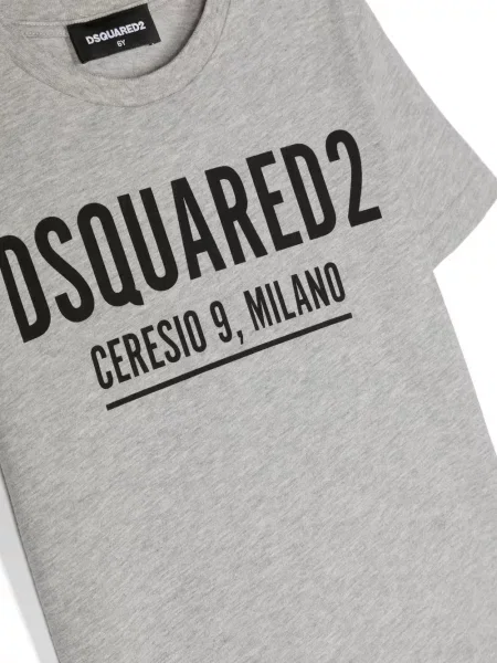 Dětské tričko Dsquared2 šedé