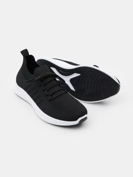 Спортивні кеди з сітчастим верхом чорний