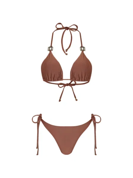 Bikini Amir Slama na sprzączkę brązowy