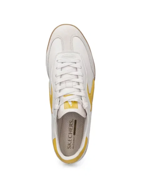 Fűzős csipkés sneaker Skechers fehér