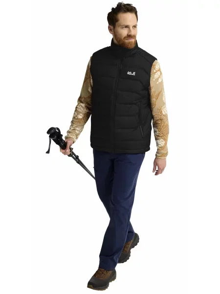 Утепленный жилет Jack Wolfskin черный