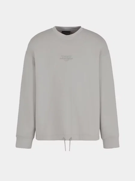 Свитшот Emporio Armani серый