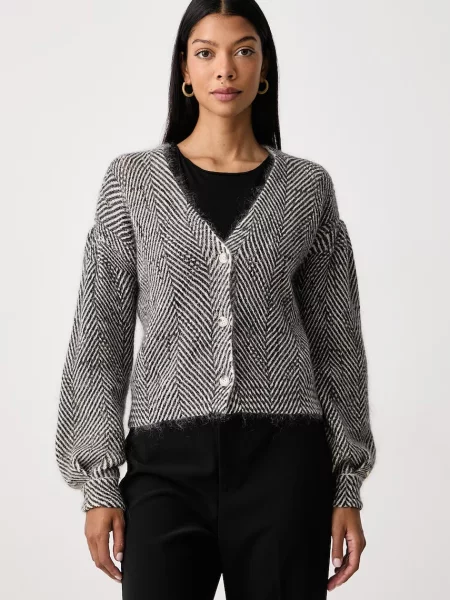Twinset cardigan pentru femei cu amestec de lână gri