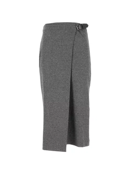 Fustă midi Weekend Max Mara gri