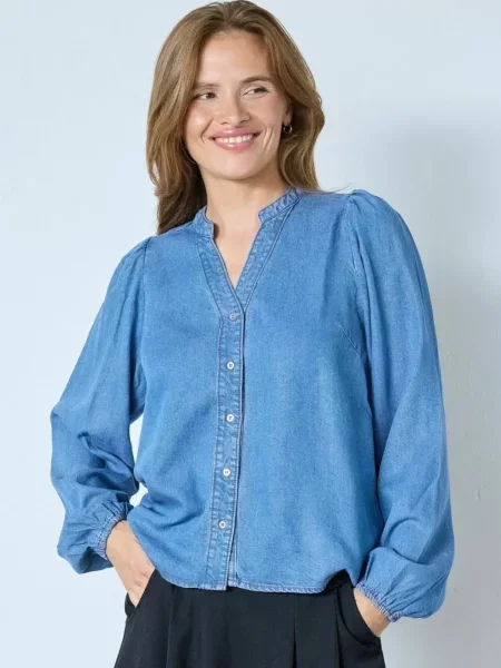 Co'couture Bluză denim albastru