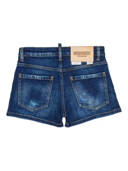 Szorty jeansowe dziecięce Dsquared2 niebieskie