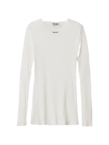 Rochie Miu Miu tricotate alb