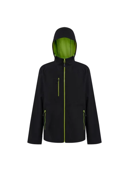 Dwuwarstwowa Kurtka Soft Shell Navigate Z Kapturem czarna