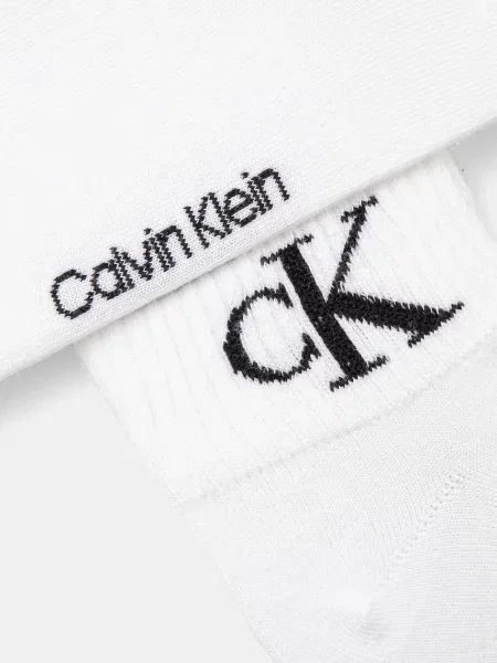 Calvin Klein Jeans ponožky s bavlnou bílé