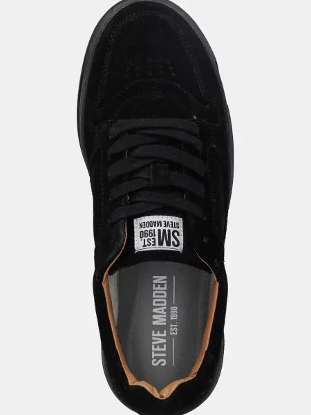 Замшевые кроссовки Steve Madden черные