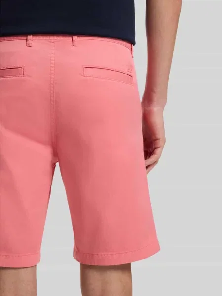 Szorty chinosy o kroju slim fit z mieszanka bawełny model CHINO-SLIM-SHORTS' Boss Orange