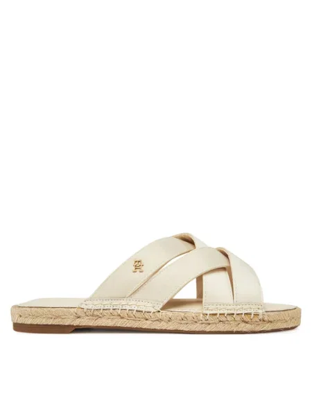 Tommy Hilfiger Espadrile Satin Espadrille Mule bej