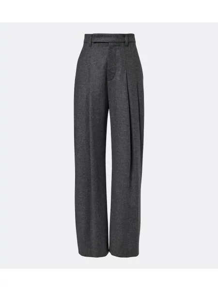 Pantaloni Brunello Cucinelli de lână gri