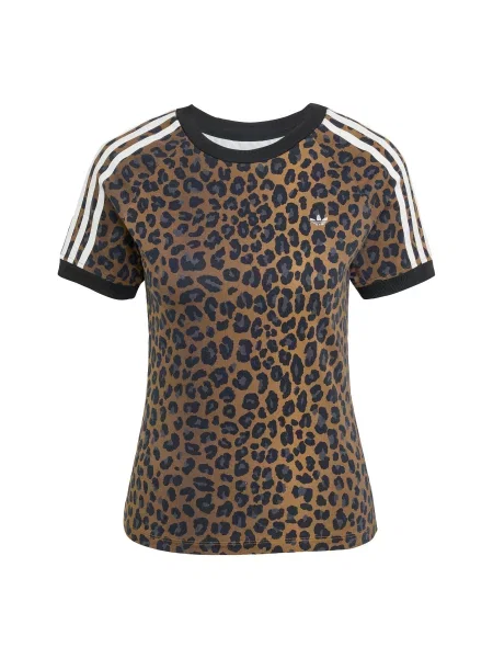 ADIDAS ORIGINALS Majica Cali / crna / bijela smeđa