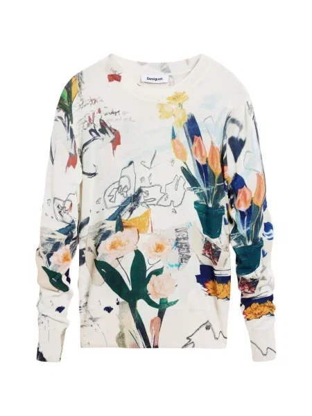Casual tričko Desigual biela