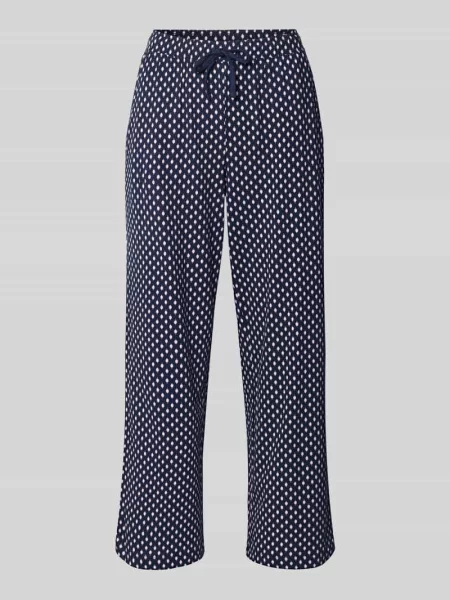 Piżama o kroju comfort fit z mieszanki bawełny i model Perfect Nights PJ spodnie' S.oliver Red Label niebieskie