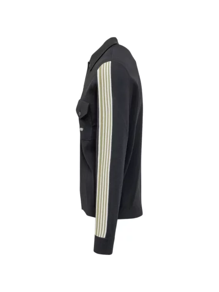 Яке Autry на райета с принт черно