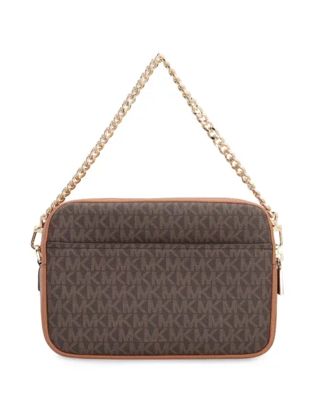 Torebka crossbody Michael Michael Kors z logo brązowa