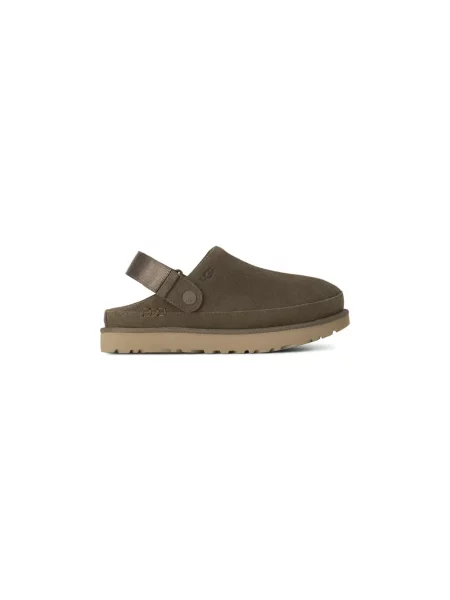 UGG klapki zamszowe W Goldenstar Clog brązowe