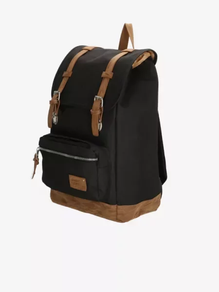 Enrico Benetti Santiago Notebook 23 l Black Backpack Black μαύρο