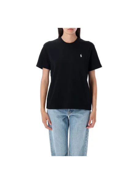 Koszulka Polo Ralph Lauren z logo czarna
