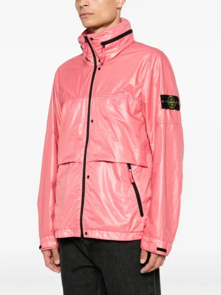 Geacă Stone Island cu strasuri roz