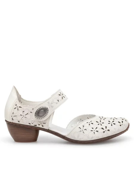Pantofi Rieker alb