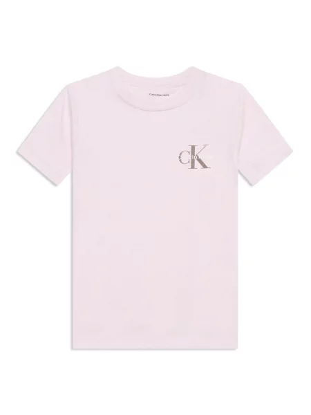 Calvin Klein Jeans Tricou maro / mov orhidee alb