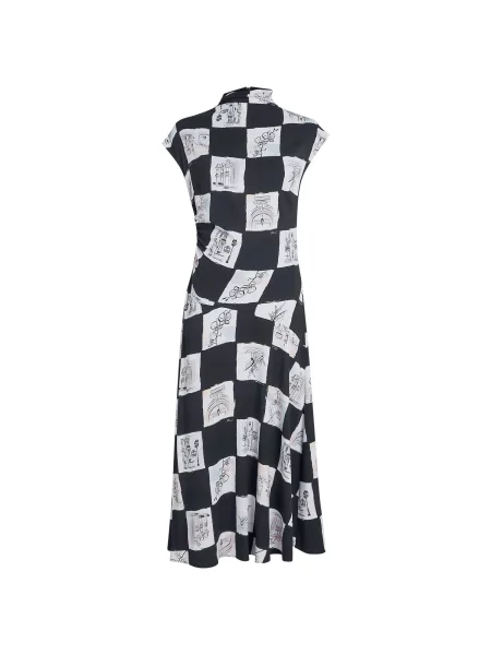 Karl Lagerfeld Rochie negru alb
