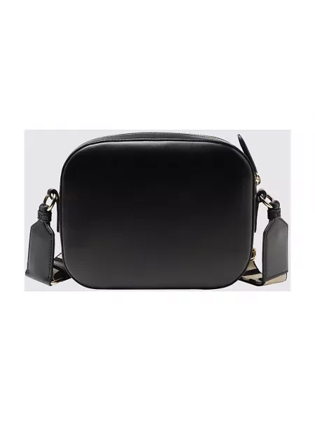 Torebka crossbody Stella Mccartney z logo czarna