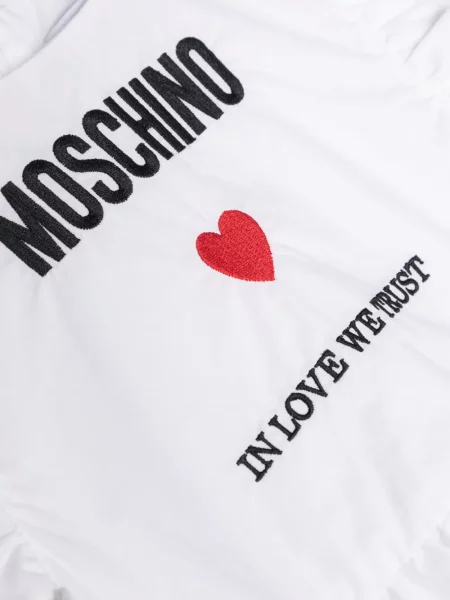 Sukienka dziecięca Moschino biała
