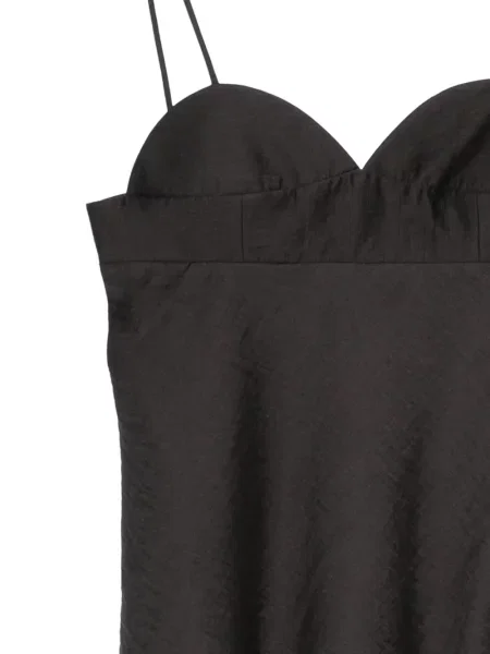 Top Cordera na ramiączkach czarny