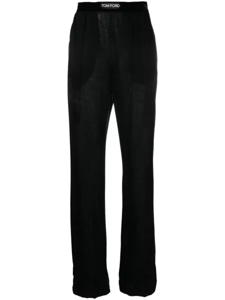 Pantaloni Tom Ford din cașmir negru
