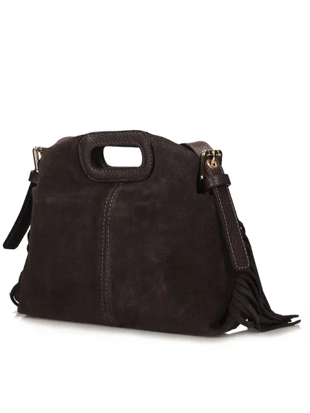 Toscanio Сумка Темно-коричневий Замша коричнева