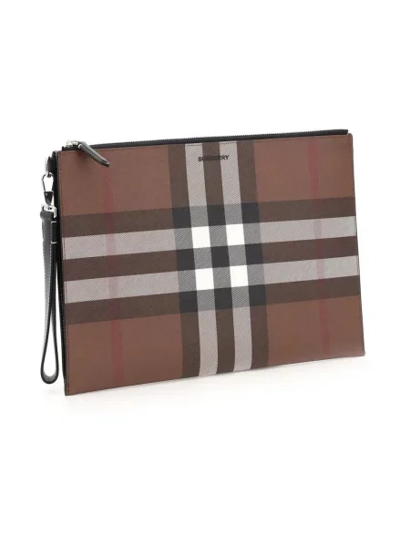 Nerka Burberry w kratę płócienna brązowa
