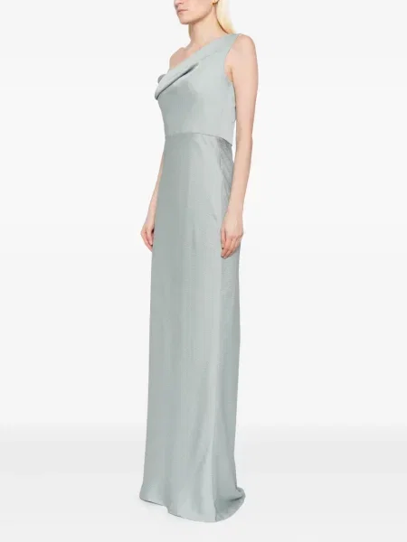 Rochie Amsale din satin verde