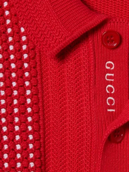 Kardigan dziecięcy Gucci czerwony