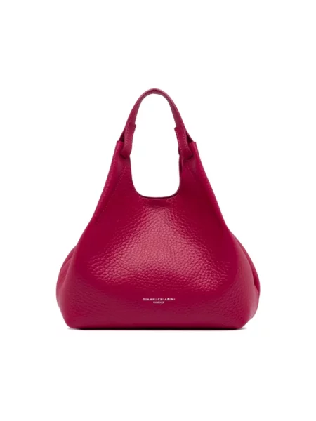 Gianni Chiarini Torebki Kobieta Fioletowy ONE SIZE Skóra Dua Tote Bag różowa
