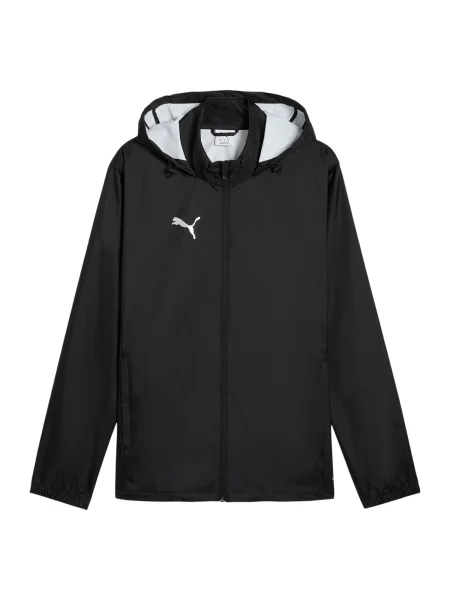 PUMA Geacă sport TeamAdditions negru alb