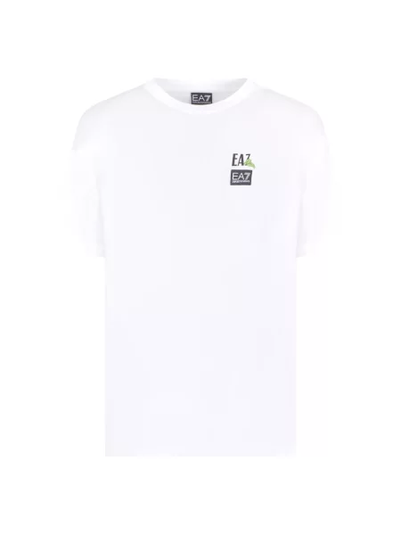 Koszulka Emporio Armani Ea7 z krótkim rękawem biała