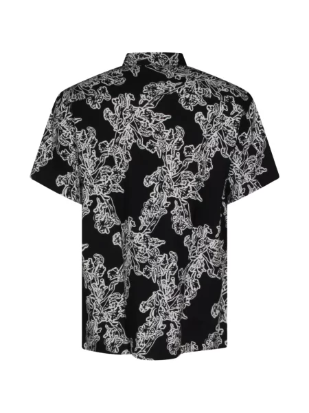 Scurt cămașă Nn07 cu model floral cu imagine negru