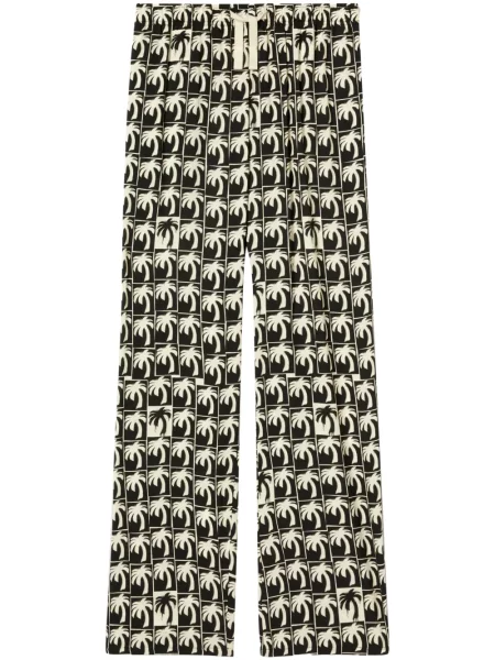 Pantaloni Palm Angels cu imagine negru